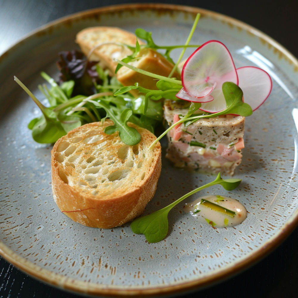 Terrine de lapin et ses petits toasts